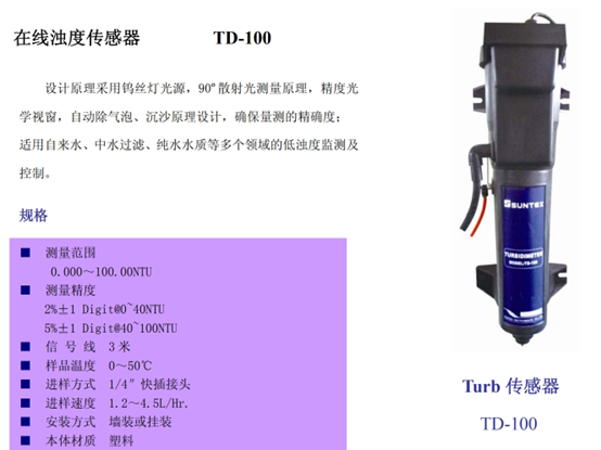 上泰SUNTEX COD水质在线分析仪的分析特点